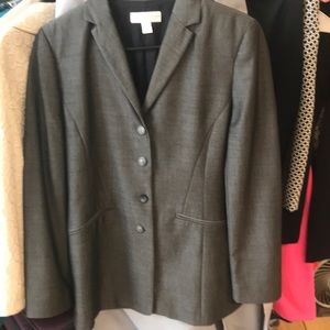 Grey suit jacket